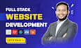 custom website development, full stack web developer, frontend backend developer