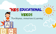 create kids rhymes and learning videos