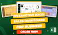 create interactive excel sales dashboard for business