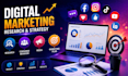 do digital marketing research, media, consumer behavior, marketing plan assigned