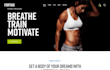 design fitness trainer, yoga, nutrition, weightloss website