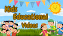 create kids educational or learning youtube videos with thumbnail