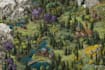 design a fantasy map illustration