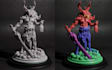 make realistic 3d statue,zbrush creature sculpt character stl for 3d print,resin