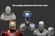 3d print and sculpt cosplay costumes head and armour