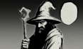 draw unique black and white hand drawn art for poster, book, or merch