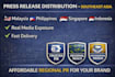 distribute your press release to malaysia, philippines, singapore, indonesia