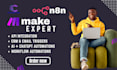 build make com using made com n8n youtube automation fix make com scenerio vapi