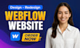 design, redesign a webflow website, figma to webflow, customize webflow template