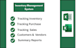 handle inventory management system in microsoft excel