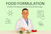 create custom food formulation recipes for product development
