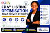 optimize your ebay listings for SEO and fast sales