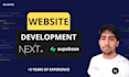 create a custom nextjs website