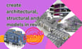 create architectural, structural and mep models in revit