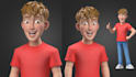 3d cartoon character model stylized pixar character avatar design animated video