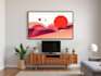 make mid century modern digital wall art for etsy store