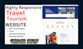 build travel vacation booking website tourism travel agency website