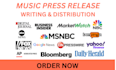 do music press release writing, music promotion, and submit music press releases