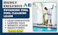 generate swimming pool leads pool cleaning leads pool construction sales funnel