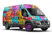 vehicle wrap design, car wrap design, van wrap design