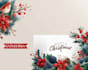 design christmas card, postcard, flyer