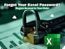 unlcok password protected excel sheet