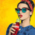 create a pop art advertisement
