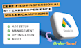google ads campaigns setup and management