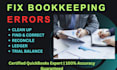 fix reconciliation issues and errors in your bookkeeping