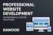 develop modern websites using HTML, CSS, javascript