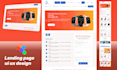design a visually engaging and fully responsive landing page