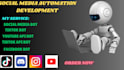 develop automation tiktok bot, youtube bot live streaming bot, instagram api bot