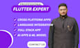 develop modern flutter mobile apps for android and ios