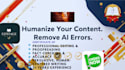 manually edit, rewrite, and humanize ai chatgpt content
