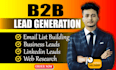 targeted b2b lead generation, linkedin leads and decision makers