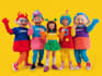 create unique human and cartoon mascot