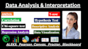 do statistical data analysis using spss, excel, stata