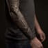 create sleeve tattoo design in geometric style
