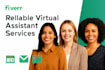 provide accurate data entry, email management, and admin support