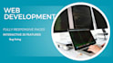 create a modern responsive landing page with HTML CSS and javascript