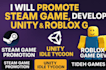 steam game promotion,unity idle tycoon game, roblox game development,roblox game