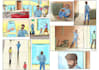 create concept art, character design and environment design