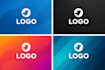 design unique backgrounds with custom logo for your brand