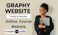 build and set up online course website on thinkific kajabi teachable graphy