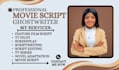 be your screenwriter, screenplay, tv series, comedy script, movie script writing