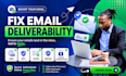 fix domain dns record, dmarc, spf, dkim and domain for email deliverability