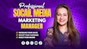 be your social media marketing manager for organic growth and meta ads