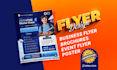 design professional business flyer, poster, brochure