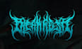 create a sharp and aggressive death metal logo