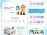 design elearning website, lms, online course website and education platform